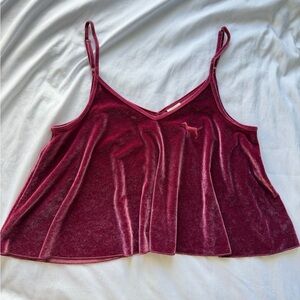 Victoria Secret Pink velvet tank top